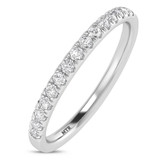 Photo of Davi 3/8 ct tw. Lab Grown Diamond Same Sex Ladies Band Set 14K White Gold [BT1678WL]