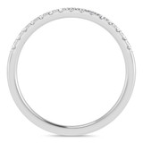 Photo of Davi 3/8 ct tw. Lab Grown Diamond Same Sex Ladies Band Set 14K White Gold [BT1678WL]