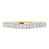 Photo of Uma 2/3 ct tw. Lab Grown Diamond Same Sex Ladies Band Set 14K Yellow Gold [BT1677YL]