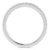 Photo of Uma 2/3 ct tw. Lab Grown Diamond Same Sex Ladies Band Set 10K White Gold [BT1677WL]