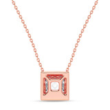 Photo of Pavel 1 Carat T.W. Lab Grown Diamond Solitaire Pendant 10K Rose Gold [SP1916R-K095]