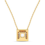 Photo of Pavel 1 Carat T.W. Lab Grown Diamond Solitaire Pendant 14K Yellow Gold [SP1916Y-K095]