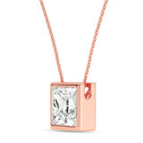 Photo of Boba 3 Carat T.W. Lab Grown Diamond Solitaire Pendant 14K Rose Gold [SP1917R-K295]