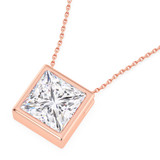 Photo of Boba 3 Carat T.W. Lab Grown Diamond Solitaire Pendant 14K Rose Gold [SP1917R-K295]
