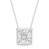 Photo of Boba 3 CT. T.W. Lab Grown Diamond Solitaire Pendant 10K White Gold [SP1917W-K295]