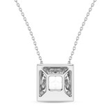 Photo of Boba 3 CT. T.W. Lab Grown Diamond Solitaire Pendant 10K White Gold [SP1917W-K295]