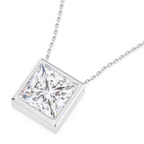 Photo of Boba 3 CT. T.W. Lab Grown Diamond Solitaire Pendant 10K White Gold [SP1917W-K295]