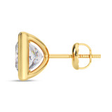 Photo of Boba 3 Carat T.W. Lab Grown Diamond Solitaire Earring 10K Yellow Gold [SE1917Y-K295]