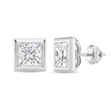 Photo of Boba 3 CT. T.W. Lab Grown Diamond Solitaire Earring 10K White Gold [SE1917W-K295]