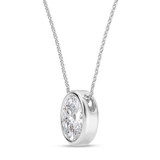 Photo of Mellen 1 Carat T.W. Lab Grown Diamond Solitaire Pendant 10K White Gold [SP1918W-I095]