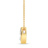 Photo of Mellen 1 Carat T.W. Lab Grown Diamond Solitaire Pendant 14K Yellow Gold [SP1918Y-I095]