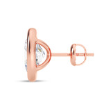 Photo of Adora 3 CT. T.W. Lab Grown Diamond Solitaire Earring 14K Rose Gold [SE1919R-I295]