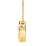 Photo of Adora 3 Carat T.W. Lab Grown Diamond Solitaire Pendant 14K Yellow Gold [SP1919Y-I295]