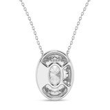 Photo of Adora 3 Carat T.W. Lab Grown Diamond Solitaire Pendant 14K White Gold [SP1919W-I295]