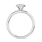 Photo of Niu 1 ct tw. Lab Grown Diamond Emerald Solitaire Engagement Ring 10K White Gold [BT1920WE-N095]