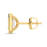 Photo of Dori 1 Carat T.W. Lab Grown Diamond Solitaire Earring 10K Yellow Gold [SE1920Y-N095]