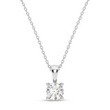 Photo of Win 3/8 Carat T.W. Lab Grown Diamond Solitaire Pendant 14K White Gold [SP1931W-C000]