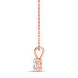 Photo of Win 3/8 Carat T.W. Lab Grown Diamond Solitaire Pendant 14K Rose Gold [SP1931R-C000]