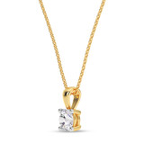 Photo of Lavita 1/3 CT. T.W. Lab Grown Diamond Solitaire Pendant 14K Yellow Gold [SP1932Y-C000]