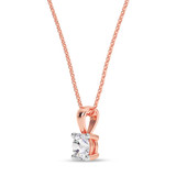 Photo of Lavita 1/3 Carat T.W. Lab Grown Diamond Solitaire Pendant 14K Rose Gold [SP1932R-C000]