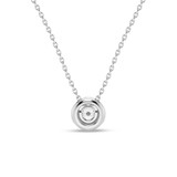 Photo of Della 1/10 CT. T.W. Lab Grown Diamond Solitaire Pendant 14K White Gold [SP1933W-C000]