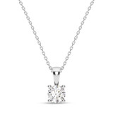 Photo of Lavita 1/3 CT. T.W. Lab Grown Diamond Solitaire Pendant 14K White Gold [SP1932W-C000]
