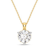 Photo of Ushi 1 1/2 CT. T.W. Lab Grown Diamond Solitaire Pendant 14K Yellow Gold [SP1934Y-L145]