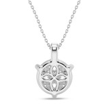 Photo of Ushi 2 1/2 CT. T.W. Lab Grown Diamond Solitaire Pendant 14K White Gold [SP1936W-L245]