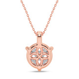 Photo of Ushi 2 1/2 CT. T.W. Lab Grown Diamond Solitaire Pendant 14K Rose Gold [SP1936R-L245]