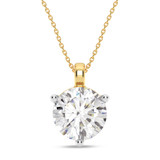 Photo of Ushi 2 1/2 CT. T.W. Lab Grown Diamond Solitaire Pendant 14K Yellow Gold [SP1936Y-L245]
