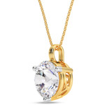 Photo of Ushi 2 1/2 CT. T.W. Lab Grown Diamond Solitaire Pendant 14K Yellow Gold [SP1936Y-L245]