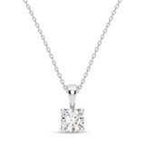 Photo of Leo 1/4 CT. T.W. Lab Grown Diamond Solitaire Pendant 14K White Gold [SP1937W-C000]