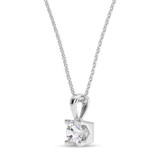 Photo of Leo 1/4 CT. T.W. Lab Grown Diamond Solitaire Pendant 14K White Gold [SP1937W-C000]