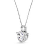 Photo of Ushi 1 Carat T.W. Lab Grown Diamond Solitaire Pendant 14K White Gold [SP1935W-L095]