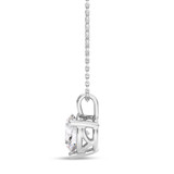 Photo of Ushi 1 Carat T.W. Lab Grown Diamond Solitaire Pendant 14K White Gold [SP1935W-L095]