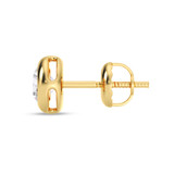 Photo of Della 1/5 Carat T.W. Lab Grown Diamond Solitaire Earring 14K Yellow Gold [SE1933Y-C000]
