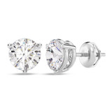 Photo of Ushi 1 CT. T.W. Lab Grown Diamond Solitaire Earring 14K White Gold [SE1935W-C000]