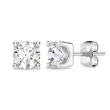 Photo of Leo 1/2 Carat T.W. Lab Grown Diamond Solitaire Earring 14K White Gold [SE1937W-C000]