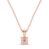 Photo of Lavita 1/3 CT. T.W. Lab Grown Diamond Solitaire Pendant 10K Rose Gold [SP1932R-C000]