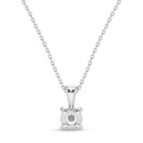 Photo of Win 3/8 Carat T.W. Lab Grown Diamond Solitaire Pendant 10K White Gold [SP1931W-C000]