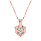 Photo of Ushi 1 1/2 Carat T.W. Lab Grown Diamond Solitaire Pendant 10K Rose Gold [SP1934R-L145]