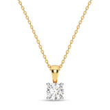 Photo of Lavita 1/3 Carat T.W. Lab Grown Diamond Solitaire Pendant 10K Yellow Gold [SP1932Y-C000]