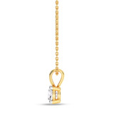 Photo of Lavita 1/3 Carat T.W. Lab Grown Diamond Solitaire Pendant 10K Yellow Gold [SP1932Y-C000]