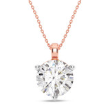 Photo of Ushi 2 1/2 CT. T.W. Lab Grown Diamond Solitaire Pendant 10K Rose Gold [SP1936R-L245]