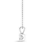 Photo of Leo 1/4 CT. T.W. Lab Grown Diamond Solitaire Pendant 10K White Gold [SP1937W-C000]