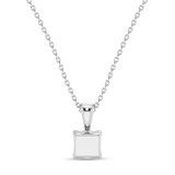Photo of Leo 1/4 CT. T.W. Lab Grown Diamond Solitaire Pendant 10K White Gold [SP1937W-C000]