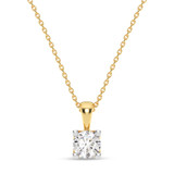 Photo of Leo 1/4 CT. T.W. Lab Grown Diamond Solitaire Pendant 10K Yellow Gold [SP1937Y-C000]