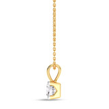 Photo of Leo 1/4 CT. T.W. Lab Grown Diamond Solitaire Pendant 10K Yellow Gold [SP1937Y-C000]
