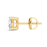 Photo of Lavita 5/8 CT. T.W. Lab Grown Diamond Solitaire Earring 10K Yellow Gold [SE1932Y-C000]