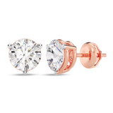 Photo of Ushi 1 Carat T.W. Lab Grown Diamond Solitaire Earring 10K Rose Gold [SE1935R-C000]
